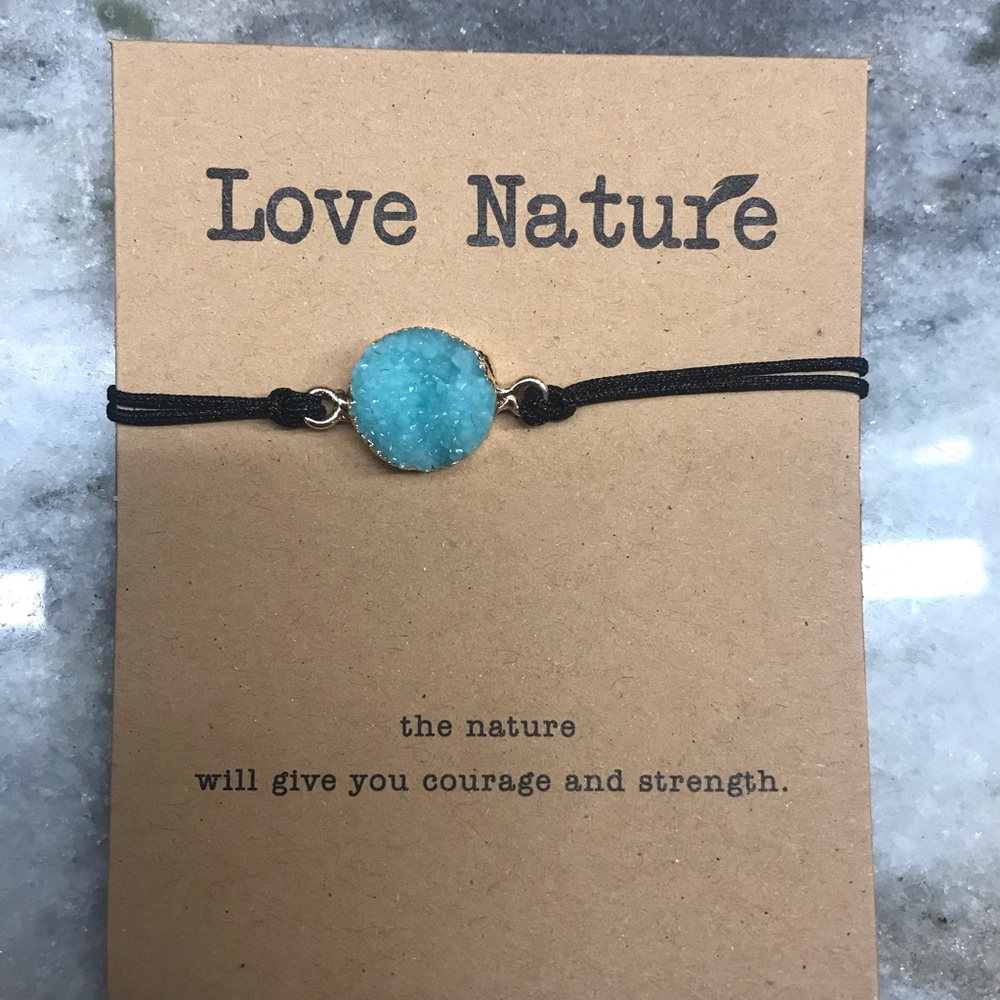Light Blue Stone Bracelet Nature